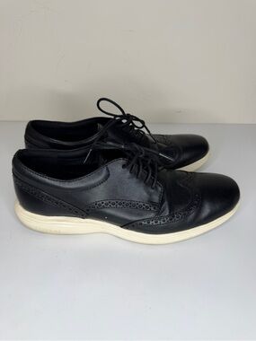Cole Haan Grand OS Wingtip Oxford Black Leather Shoes C29413 Men’s Size 9.5M